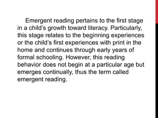 Emergent reader | PPT