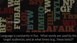 Example Observational Process
1. Which credit cards to you use today?
2. Which is your favorite?
3. What is your weekend like?
4. How do you like to vacation?
5. What are your goals for the next 3 years?
6. What is most important to you?
7. What worries/excites you the most about the future?
8. What do you aspire to in life?
 