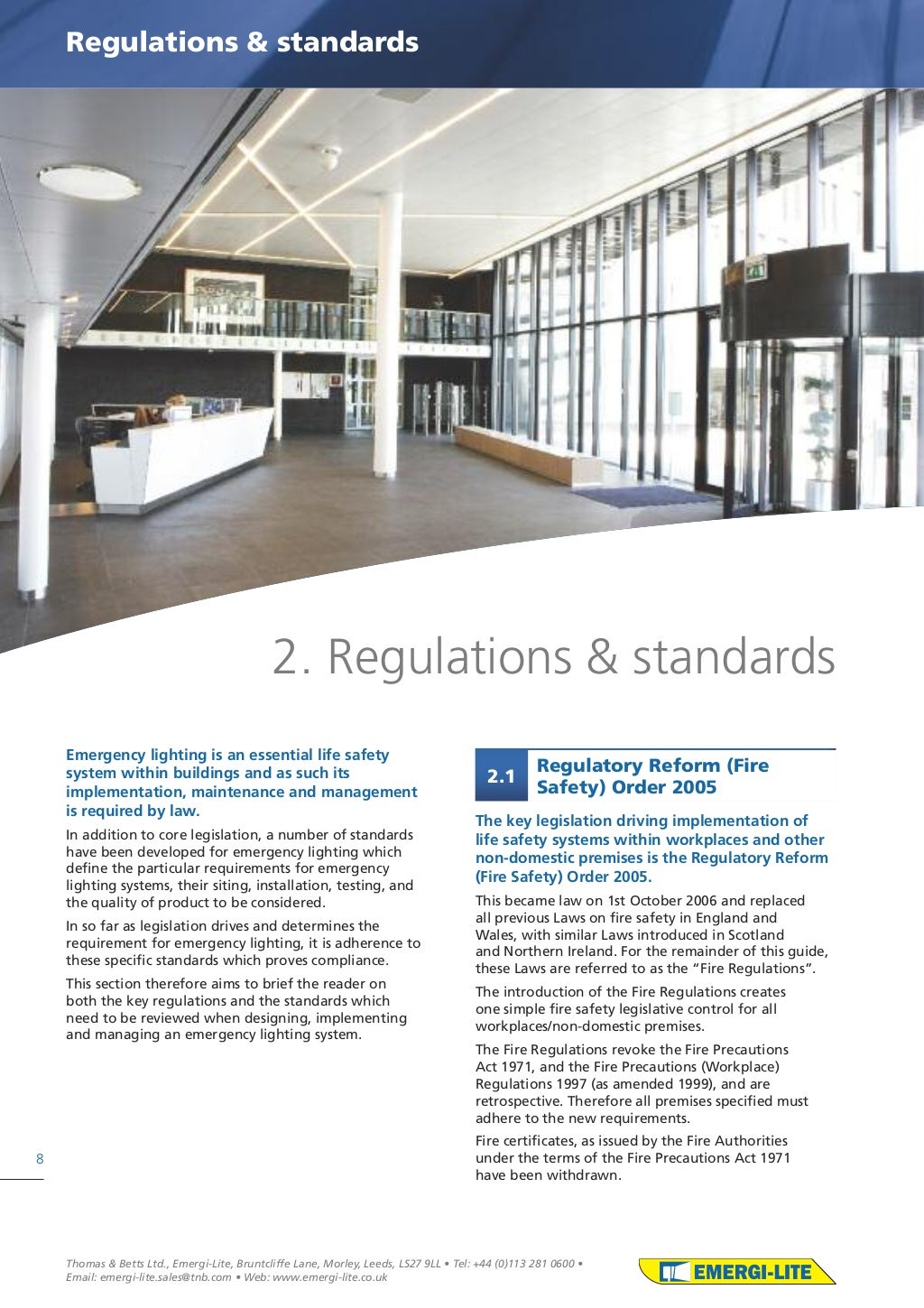 Emergi lite emergency lighting design guide