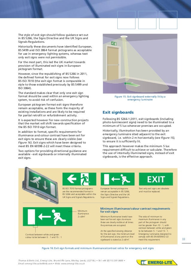 Emergi lite emergency lighting design guide