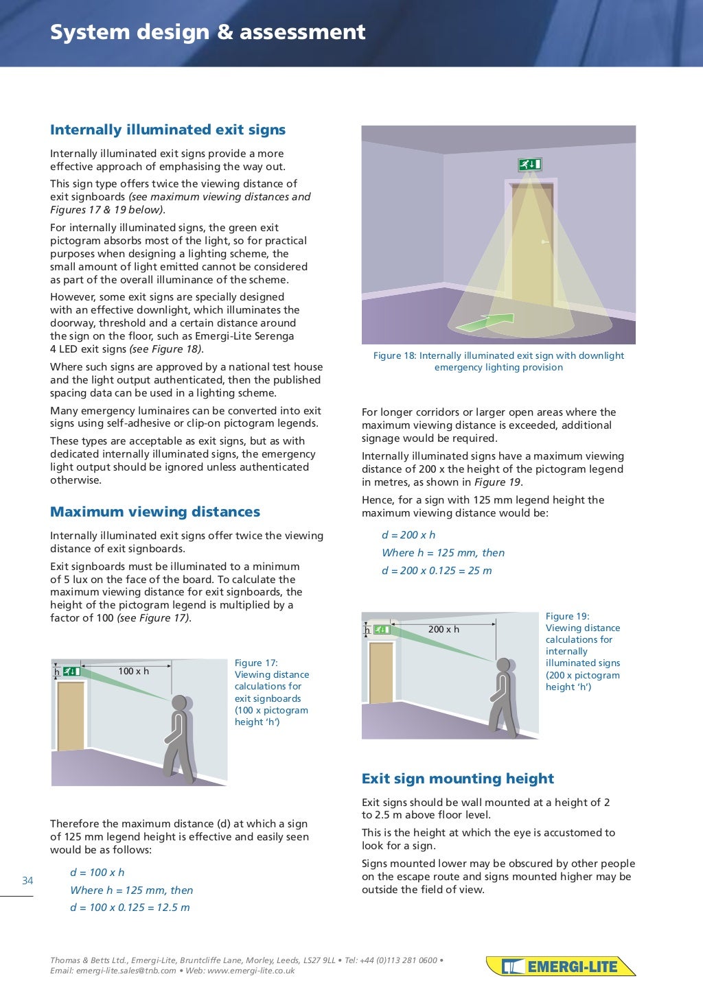 Emergi lite emergency lighting design guide