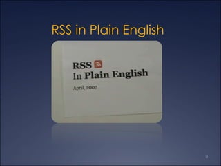 RSS in Plain English 