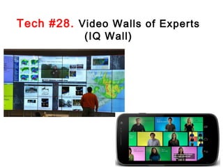 Tech #28. Video Walls of Experts
(IQ Wall)

 