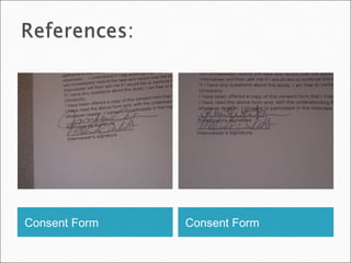 Consent Form Consent Form
 