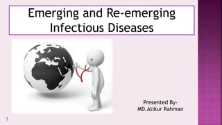 Emerging and Re-emerging
Infectious Diseases
1
Presented By-
MD.Atikur Rahman
 