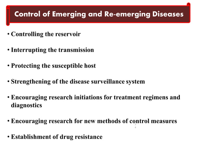 Emerging and re emerging diseases | PPTX | Cold and Flu | Diseases and ...