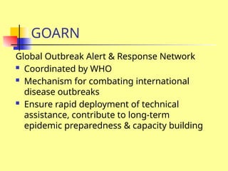 Goarn Emerging and Re-emerging Infectious Diseases: Trends, Challenges, and ...