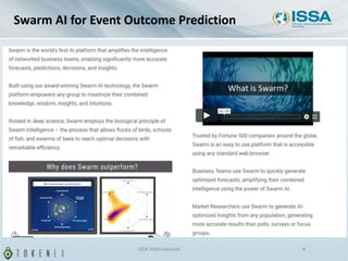 Swarm AI for Event Outcome Prediction
ISSA International 4
 