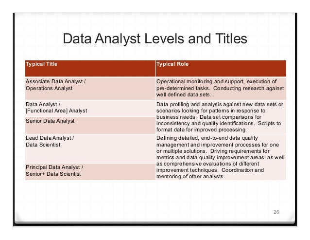 data quality analyst job description