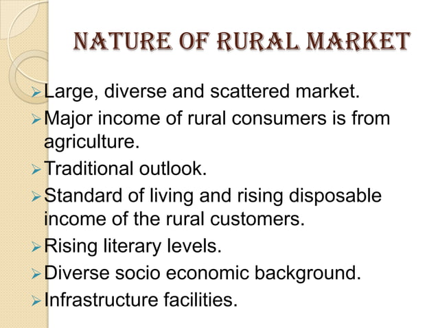 Emerging issues in rural marketing | PPTX | Agriculture | Industries