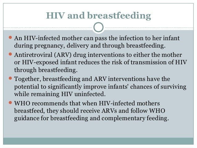 hiv breastfeeding