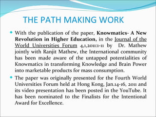 Know Matics Emerging kerala knowledge industries | PPT