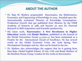 Know Matics Emerging kerala knowledge industries | PPT