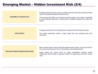 Emerging Market Investment Risks | PDF