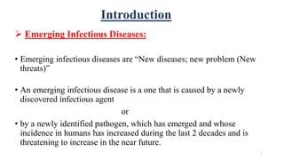 Emerging and reemerging infectious diseases | PPTX