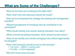 Emerging Risks | PPT