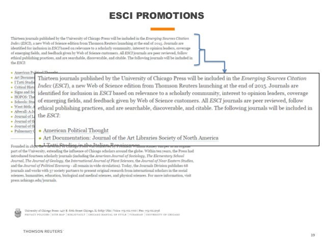 Emerging Sources Citation Index A New Edition of Web of