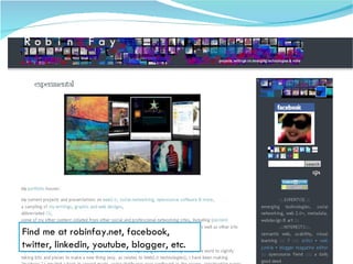 Robin Fay, Univ. of Georgia, Metadata 101, robinfay.net Find me at robinfay.net, facebook, twitter, linkedin, youtube, blogger, etc.  