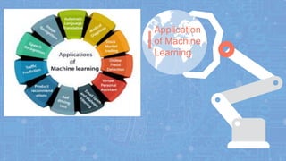Application
of Machine
Learning
 