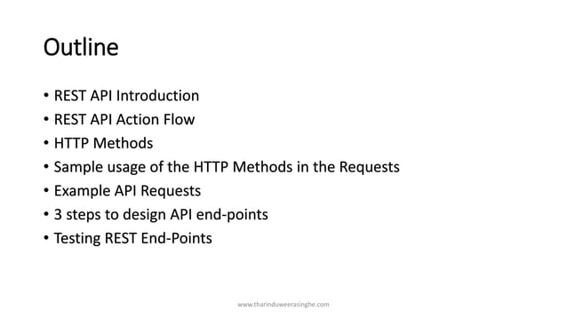 REST API Basics | PPT