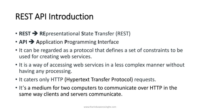REST API Basics | PDF