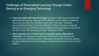 Emerging technology gaming in education | PPTX