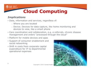 OTN Telemedicine Services
eConsult and
Store-Forward:
Teledermatology
Teleopthalmology
Telepsychiatry
Generic eConsult
(Q & A)
 