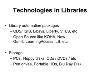 Genlib Library Emerging Trends in LIS | PPT
