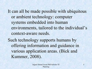 Ubiquitous Technology and Ambient Learning Opening New Ways to ...