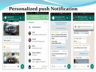Personalized push Notification
 