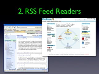 2. RSS Feed Readers
 