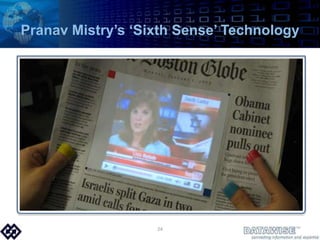 PranavMistry’s ‘Sixth Sense’ Technology24