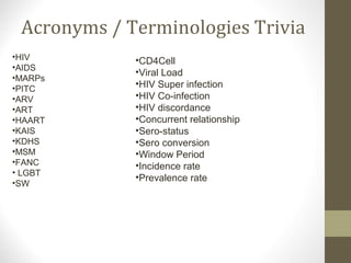 Emerging trends in hiv&aids | PPT