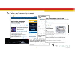 Their targets and attack methods evolve
4
 