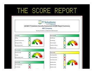 The SCORE Report
 