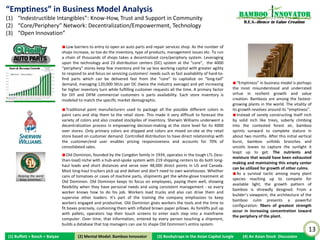 American Bamboo Innovators: Not Your Typical List…                                                                Bamboo nnovator
                                                                                                                   R.E.S.-ilience in Value Creation


          S&P 500 index




                                                                                            Ticker: BCPC




                                                                                                                                                      13
(1) Buffett + Bosch + Baiyao    (2) Mental Model: Bamboo Innovator
                               (2) Mental Model: Bamboo Innovator    (3) Boobytraps in the Asian Capital Jungle   (4) An Asian Stock Discussion
 