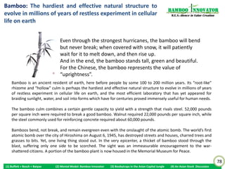 Skillful Fundamental Analysis is to Combine Different                                                                        Bamboo nnovator
Contextual Information                                                                                                           R.E.S.-ilience in Value Creation


                                                         Low               Mixed AA                High
 Super-Performers                                     Abnormal            (Moderate              Abnormal                                        Incremental
include Coca-Cola,                                     Accruals           Abnormal                Accruals                                        value in AA
   Home Depot,                                                             Accruals)                                     Overall                     signal
    Nordstrom,
                                Democracy                                  Slight +ve; when
   Lowe’s, EMC                                       10.5%***
                                  (Good                                      combined, no                                3.5%
                               Governance)            (2.73)
                                                                          different from zero
                                 Drifter
                                 (Mixed
                                                       6.2%**                                   -7.0%***
                               Governance)             (2.22)                                    (-2.90)
                                                                              Incremental
                               Dictatorship                                   value in gov
                                  (Poor                     +                    signal                -                     -
                               Governance)



                                 Overall              6.6%***
                                                                                                       -
                                                       (2.60)
 KB Kee (2011), “Why ‘Democracy’ and ‘Drifter’ Firms Can Have Abnormal Returns: The Joint Importance of Corporate Governance
 and Abnormal Accruals in Separating Winners from Losers”, Published in the Special Issue of Istanbul Stock Exchange 25th Year
 Anniversary Best Paper Competition of the Boğaziçi Journal, Review of Social, Economic and Administrative Studies, Vol. 25(1): 3-55
 http://www.bujournal.boun.edu.tr/docs/13317365052.Koon%20Boon%20Kee.pdf
                                                                                                                                                                    78
(1) Buffett + Bosch + Baiyao         (2) Mental Model: Bamboo Innovator         (3) Boobytraps
                                                                               (3) Booby Traps in the Asian Capital Jungle    (4) An Asian Stock Discussion
 