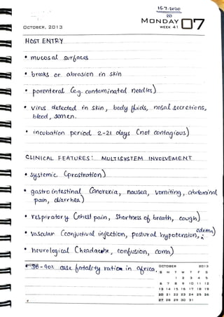 Virology Notes 2020 #22: Emerging viruses | PDF