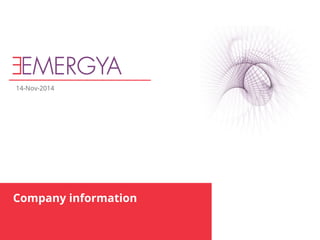 14-Nov-2014 
Company information 
 