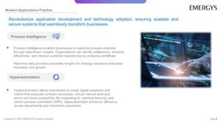 Modern Application Solutions for Agile Business Growth | Emergys | PPTX