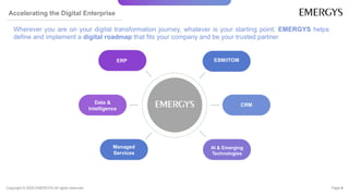 Optimize Business Efficiency with SAP Solutions | Emergys | PPTX