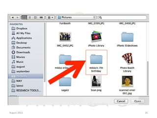 August	
  2013	
  

26	
  

 
