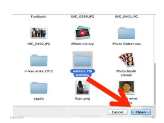 August	
  2013	
  

27	
  

 