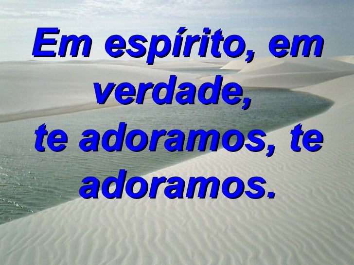 Em Espirito Em Verdade Harpa