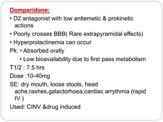 Emetics and Anti Emetics ppt | PPTX