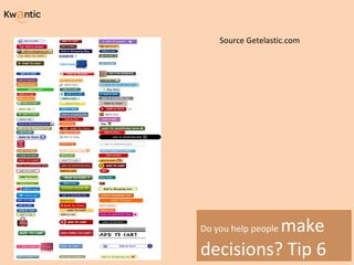 Do you help people  make decisions? Tip 6 Source Getelastic.com 