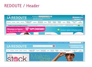 REDOUTE / Header
 