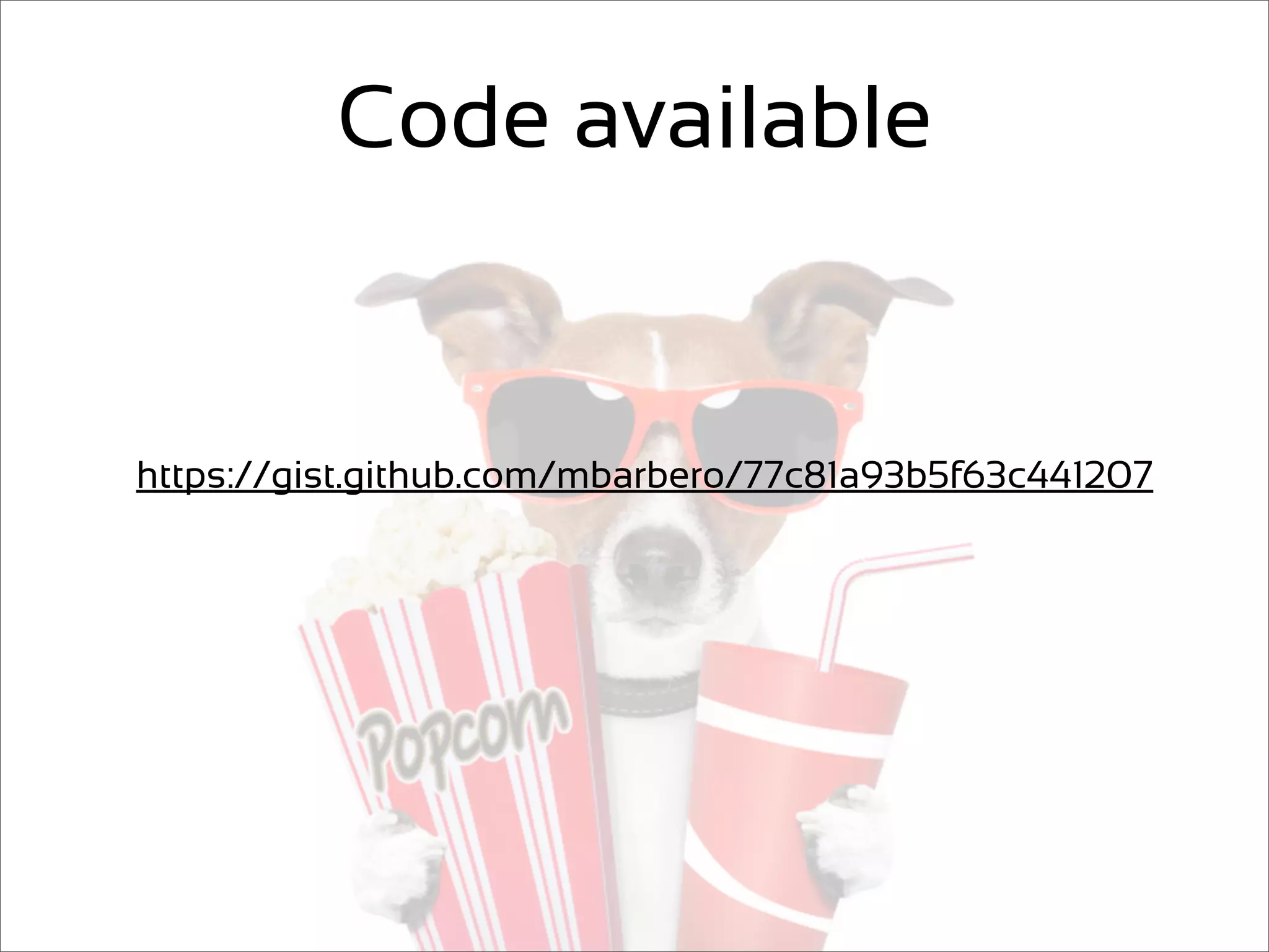 Code available


https://gist.github.com/mbarbero/77c81a93b5f63c441207
 