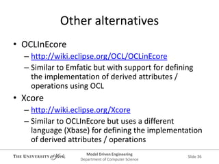 Eclipse Modeling Framework (EMF) and Graphical Modeling Framework (GMF ...