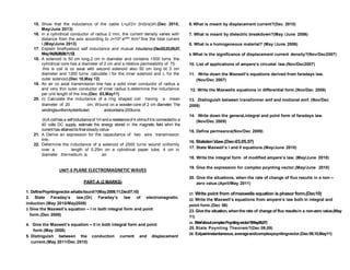 EMF au question bank for electrical stud | PDF